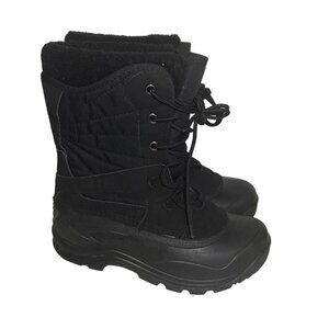Womens Black Kamik Winter Snow Boots Size 6